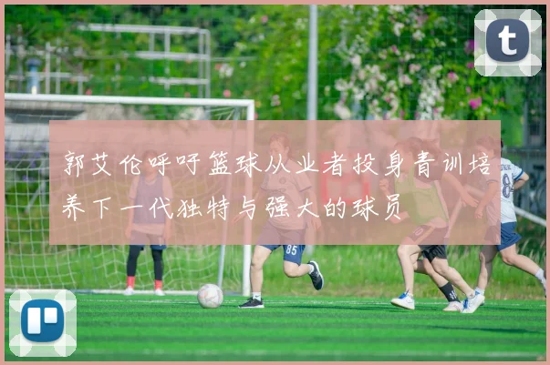 郭艾伦呼吁篮球从业者投身青训培养下一代独特与强大的球员